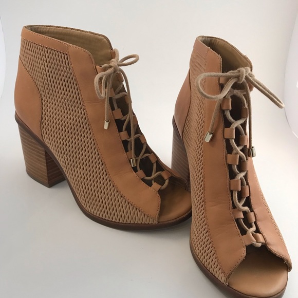 Aldo Leather Lace-up Booties - Picture 3 of 12